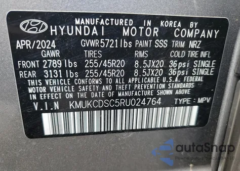 2024 Genesis Gv60 Advanced из США, поврежденный, VIN KMUKCDSC5RU024764